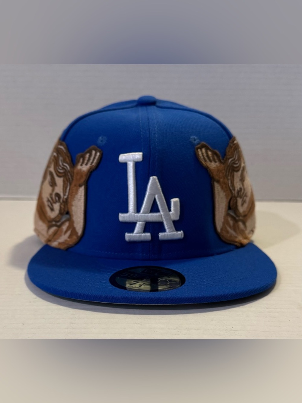 New Era 59fifty Los Angeles Dodgers Jon Stan Edition Blue Fitted Size 7 1/8 NWT